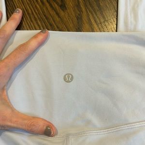 Lululemon high rise align tight, very light blue, size 8